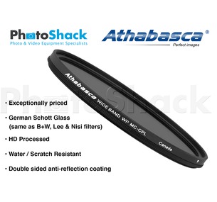 Waterproof Polarising CPL Filter - Athabasca WP MCCPL - AWPMCCPL67